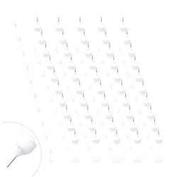 AHIER Adecco Precision Tip Applicator Bottle, Glue Applicator Bottles, 50 PCS 15ml Precision Tip Applicator Bottles with 10 Plastic Funnels, for Acrylic Painting, Quilling, Alcohol Ink(Precision Tip Bottle)