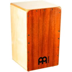 Meinl Percussion Meinl Cajon Box Drum with Internal Strings for Snare Effect - NOT MADE IN CHINA - Mahogany Frontplate / Baltic Birch Body, Woodcraft Professional, 2-YEAR WARRANTY(WCP100MH)