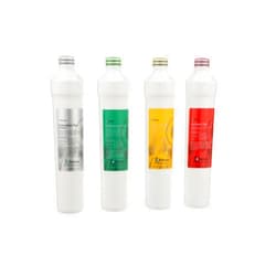 Watts Premier RO Pure Plus 4-Pack Filtration Kit for 4 Stage Pure Plus/Zero Pure Plus Reverse Osmosis System, Push Button Water Filter Replacement, Sediment Filter, Carbon Pre-Filter, VOC, Membrane
