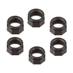 ATIE 3900 Sport, 280 F5B Black Max, and TR35P Pool Cleaner Black Feed Hose Nut D16 For Zodiac Polaris 3900 Sport, 280 F5B Black Max, and TR35P Pool Cleaners (6 Pack)