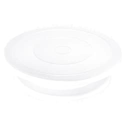 Kootek Cake Stand, 11 Inch Rotating Cake Turntable, Turns Smoothly Revolving Cake Spinner Stand Cake Decorating Kit Display Stand Baking Tools Accessories Supplies for Cookies Cupcake (White)
