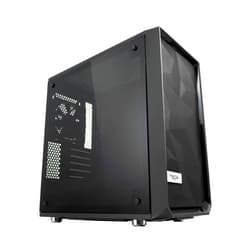 Fractal Design Meshify C Mini -Compact Mini Tower Computer Case -mATX Layout -Airflow/Cooling -2X Fans Included -PSU Shroud -Modular Interior -Water-Cooling Ready -USB3.0 -Tempered Glass -Blackout