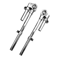 Vaveren 2Pcs Tom Drum Holder Bracket Stable Durable Lightweight Stand Mount Strong for Tom Drum Percussion Instrument