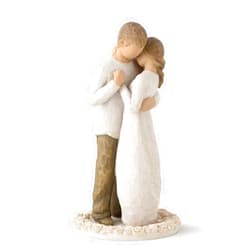 Willow Tree Promise, sculpted hand-painted cake topper