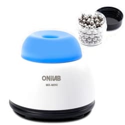 ONiLAB Mini Vortex Mixer with Touch Function, Lab Mixing, Nail Polish,Tattoo Ink,Eyelash Adhesives and Acrylic Paints Mixing, Lab Vortexer for Centrifuge Tubes and Test Tubes,Blue