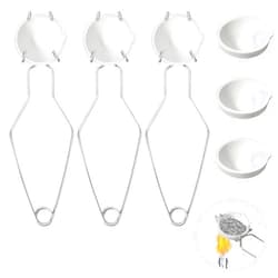SXoonKing 9 Pcs Crucibles for Melting Metal Kit, 6 Ceramic Quartz Crucibles, 3 Pcs Whipclip Handle,Crucible Tongs, Metal Melting Kit,Silversmithing Starter Kit,Melting Metals Like Gold and Silver