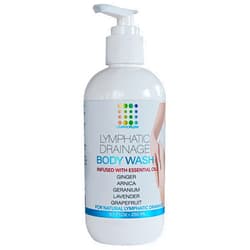Bruizex Lymphatic Drainage Shower Gel, Natural Herbal Body Wash for Healthy Lymph Flow & Body Detox, Post Manual or Tool Lymphatic Massage, Post Liposuction, BBL, Lymphedema, Lipedema, 8 Fl OZ
