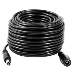 Vanxse Dc 12v CCTV Power Extension Cable 2.1x5.5mm for CCTV Security Camera WIFI IP Surveillance Camera NVR Dvr LED Strip Router Christmas Light (15Meters-50FT)