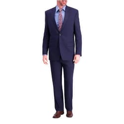 Haggar Men's Premium Stretch Solid and Pattered Classic Fit Suit Separates (Pants and Jackets)