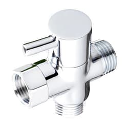 Sneatup Solid Brass 3-way G1/2 Shower Diverter