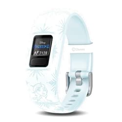 Garmin vívofit Jr 2, Kids Fitness/Activity Tracker, 1-Year Battery Life, Adjustable Band, Disney Frozen 2, Elsa, Light Blue (Renewed)