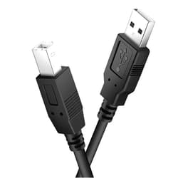 Ancable 6-Feet USB B MIDI Cable for Instruments, USB 2.1 Type A to Type B Printer Cable Cord Compatible with Piano, Midi Controller, Midi Keyboard, Audio Interface Recording, USB Microphone and More