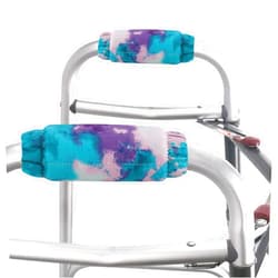 YAUOLIVE Walker Handles Grips Covers - Washable Padded Hand Grip Pads (Purple Blue)