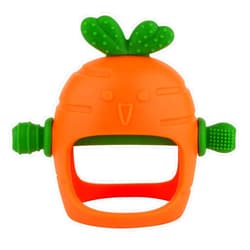 Chuya Baby Teething Toys Teether for Babies 0-24 Months Carrot Hand Teethers Teething Relief Sore Gums Baby Toys for Infants