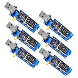 XIITIA 6pcs USB Buck Boost Converter 3.5V-12V to 1.2V-24V DC-DC Adjustable Step Up Step Down Power Supply Module Voltage Regulator 5V to 3.3V 9V 12V 18V 24V