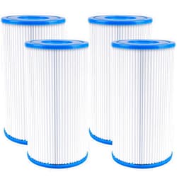 PHIG, Type A or C Filter Cartridge for Intex 59900E and 29000E Filter Pump, Washable Filters for Pool Fits 500, 530, 800, 1000 & 1500 GalHr Filters(4Packs)