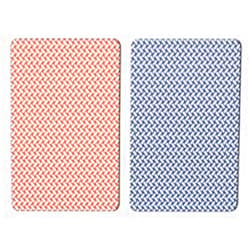 Copag Export Design 100% Plastic Playing Cards, Poker Size (Standard) Jumbo Index Red/Blue Double Deck Set