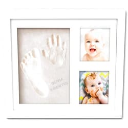Little Hippo Baby Footprint Kit & Keepsake | Baby Handprint Kit | Baby Hand and Footprint Kit (Alpine White, Standard)