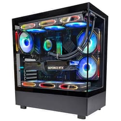 NextGenOEM SEGOTEP Endura Pro+ - Full View Dual Tempered Glass - Detachable Panels - ATX Gaming Mid Tower Computer Case- 360mm Radiator Support- Black Color-Case Only