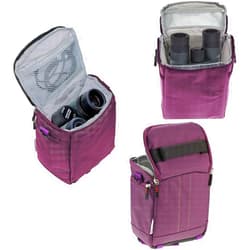 Navitech Purple Protective Portable Handheld Binocular Case Travel Bag - Compatible with Eono HD Binoculars 10x42