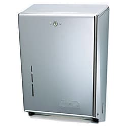 San Jamar T1900XC C-Fold/Multifold Towel Dispenser Chrome 11 3/8 x 4 x 14 3/4