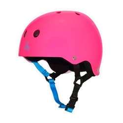 Triple Eight Sweatsaver Liner Skateboarding Helmet, Neon Fuschia Glossy, Medium