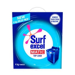 Surf Excel Matic Top Load Detergent Powder, 3 Kg + 1 kg Free