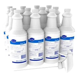 VIREX Diversey 04743 Tb Disinfectant Cleaner, Hospital Strength Tuberculocidal, Virucide, Fungicide with Lemon Scent, Ready-to-Use Spray, 32-Ounce (Pack of 12)