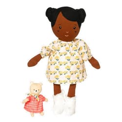 Manhattan Toy Playdate Friends Harper Machine Washable and Dryer Safe 14 Inch Doll with Companion Stuffed Animal