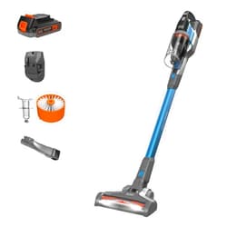 BLACK+DECKER Cordless Vacuum, Powerseries Extreme, Stick Vacuum Cordless Rechargeable, Interchangeable Floorhead with Crevice Attachment, 3 Speed Control, Lightweight, Blue (BSV2020G)