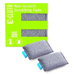 E-Cloth Non-Scratch Scrubbing Pads - Scrubbing Dish Sponges Kitchen Cleaning Kit - Reusable Scrubber Sponges for Dishes and Cleaning - Non-Scratch Scrubbers for Cleaning - 2-Pack
