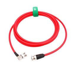 HangTon 12G 4K Raw SDI Coaxial Video Cable BNC to BNC Canare LV-61S 75 ohm for Canon Blackmagic Camera Monitor Flexible Shielded 1.5M Red