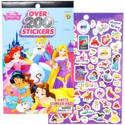 UPD Disney Princess Sticker Pad 200 + Stickers, Multi
