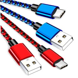 MYCKUU 2Pack 10ft USB Type-C Rapid Charger Cable Long Cord for Samsung Galaxy S20 Ultra/S10E/A10E/S10/S10+/S9/S9+/S8/S8+, Note/10/9/8/Pro, LG G5 G6 G7 G8 Stylo 4/5 Thinq V20 V30 V40 V50, Moto USB-C Device