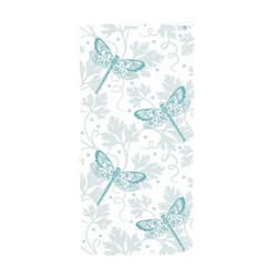 Naanle Beautiful Fresh Dragonfly and Parsley Floral Pattern Soft Highly Absorbent Large Decorative Hand Towels Multipurpose for Bathroom, Hotel, Gym and Spa (16 x 30 Inches)