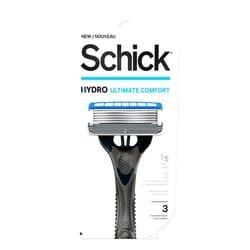 Schick Hydro 5 Disposable Razor for Men with Hydrating Gel Reservoir, 3 Count (Pack of 1)