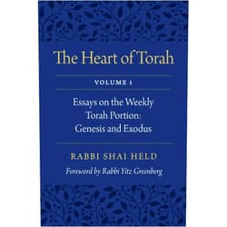 Rabbi Shai Held,Rabbi Irving (Yitz) Greenberg The Heart of Torah, Volume 1: Essays on the Weekly Torah Portion: Genesis and Exodus (Volume 1)