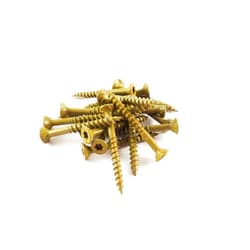 WoodPro Fasteners AP9X212-1 #9 by 2-1/2-Inch All Purpose Wood Construction Screws, T25, 1LB Net Weight,Gold