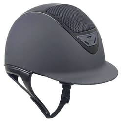 IRH INTERNATIONAL RIDING HELMETS IRH XLT Horse Riding Helmet, Matte Black with Glossy Frame (Medium)