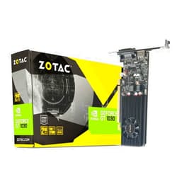 ZOTAC GeForce GT 1030 2GB GDDR5 64-bit PCIe 3.0 DirectX 12 HDCP Ready Low Profile Video Card ZT-P10300A-10L