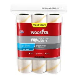 Wooster Brush RR723-9 Pro/Doo-Z Roller Cover 3/8-Inch Nap, 9-Inch, 9 Inch