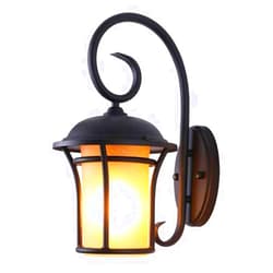 NAMSAR Motion Sensor Outdoor Wall Lantern, Black Waterproof Dusk to Dawn LED Exterior Wall Sconce, Anti-Rust Aluminum Modern Outdoor Lights Fixtures Wall Mount