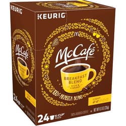 McCafe 24328029 McCafe Breakfast Blend Coffee K-Cup Pods Light Roast