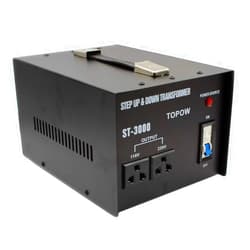 TOPOW 3000 Watt Voltage Transformer 3000 Watt Step Up and Down Converter
