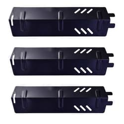 Votenli P9156A (3-Pack) Porcelain Steel Heat Plate for Backyard Grill BY13-101-001-11,BY14-101-001-01, GBC1429W, GBC1429W-C, Uniflame GBC1329W, GBC1403W