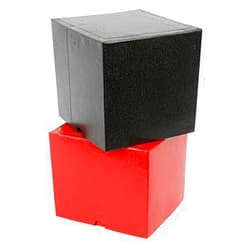 MilesMagic Magician's Gozinta in & Out Box Gimmick Small Size Mentalism Boxes Comedy Illusion Magic Trick, Red & Black