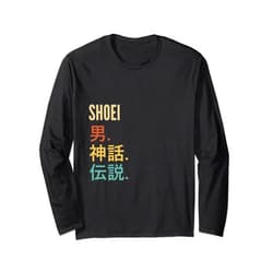 Funny Japanese First Name Designs for Men Funny Japanese First Name Design - Shoei Long Sleeve T-Shirt