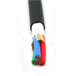 AVBcable Canare V3-3C-100M-BLACK Multichannel 75 ohm Video coaxial Cable (V-3C