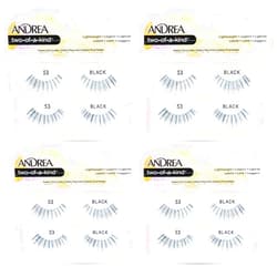 Andrea Two of a Kind False Lashes #53 Black, 4 Pack