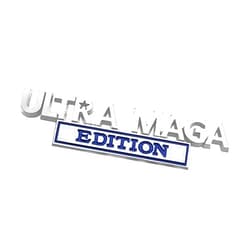 AICEL Ultra MAGA Edition Emblems, 3D Raised Full Metal Car Decals, Classic Personality Labels Car Badges with Strong Adhesive, Exterior Auto Body Decor Embossed Stickers for Car, Truck